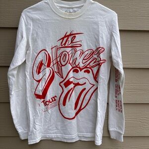 The Rolling Stones 2021 Tour Mens Long Sleeve T Shirt Size S (A47)
